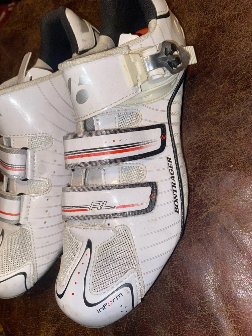 Bontrager by Trek RL Inform Carbon WSD Road Cycling Shoes, White, Mens  8.5 US